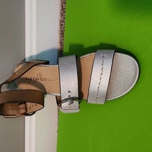 Naked feet sandals, size 7